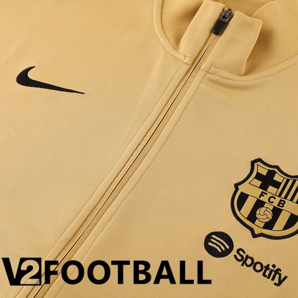 FC Barcelona Training Jacket Suit Yellow 2024/2025