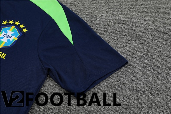 Brazil Training T Shirt + Shorts Blue Royal 2024/2025