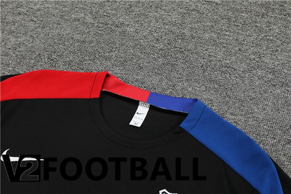 FC Barcelona Training T Shirt + Shorts Black 2024/2025