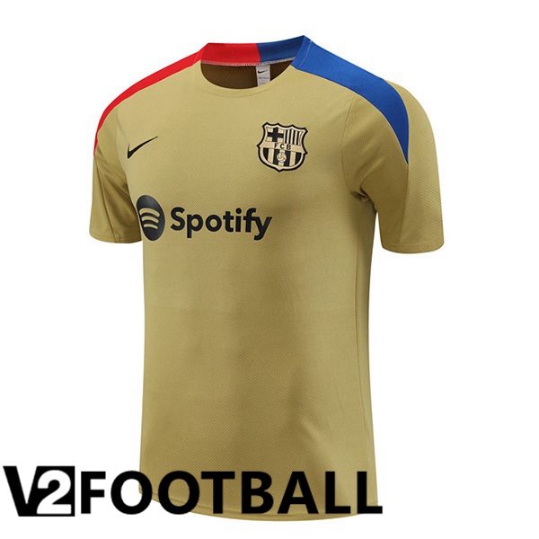 FC Barcelona Training T Shirt Yellow 2024/2025