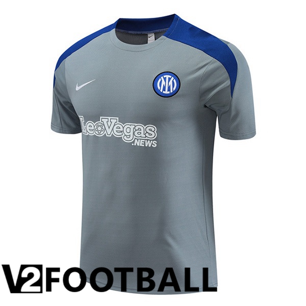 Inter Milan Training T Shirt Grey 2024/2025