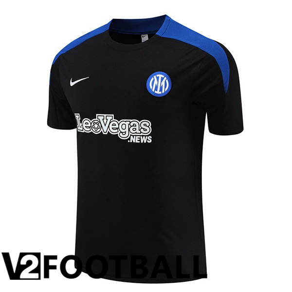 Inter Milan Training T Shirt Black 2024/2025