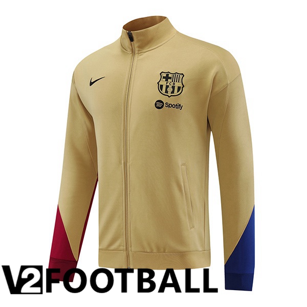 FC Barcelona Training Jacket Yellow 2024/2025