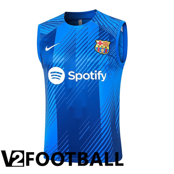 FC Barcelona Soccer Vest + Shorts Blue 2024/2025