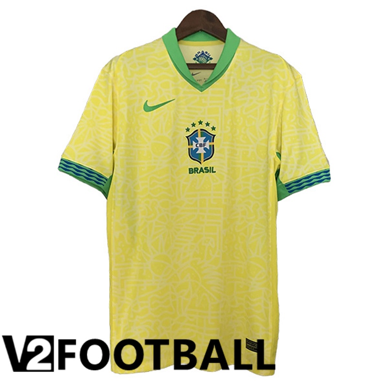 Brazil Football Shirt Home Leaked Version 2024/2025