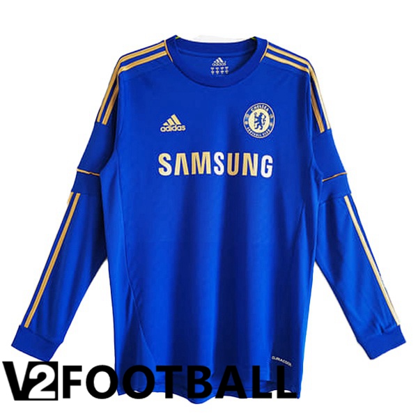 FC Chelsea Retro Football Shirt Home Long sleeve Blue 2012-2013