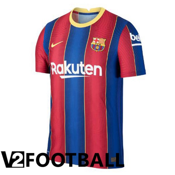 FC Barcelona Retro Football Shirt Home Blue Red 2020-2021