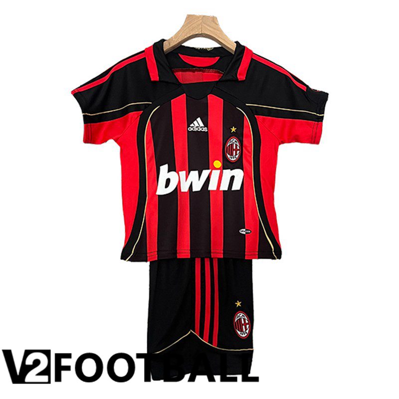AC Milan Retro Kids Soccer Shirt Home 2006/2007
