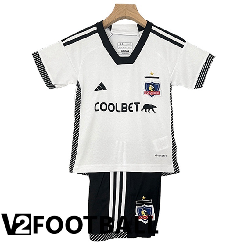 Colo-Colo Kids Soccer Shirt Home 2024/2025