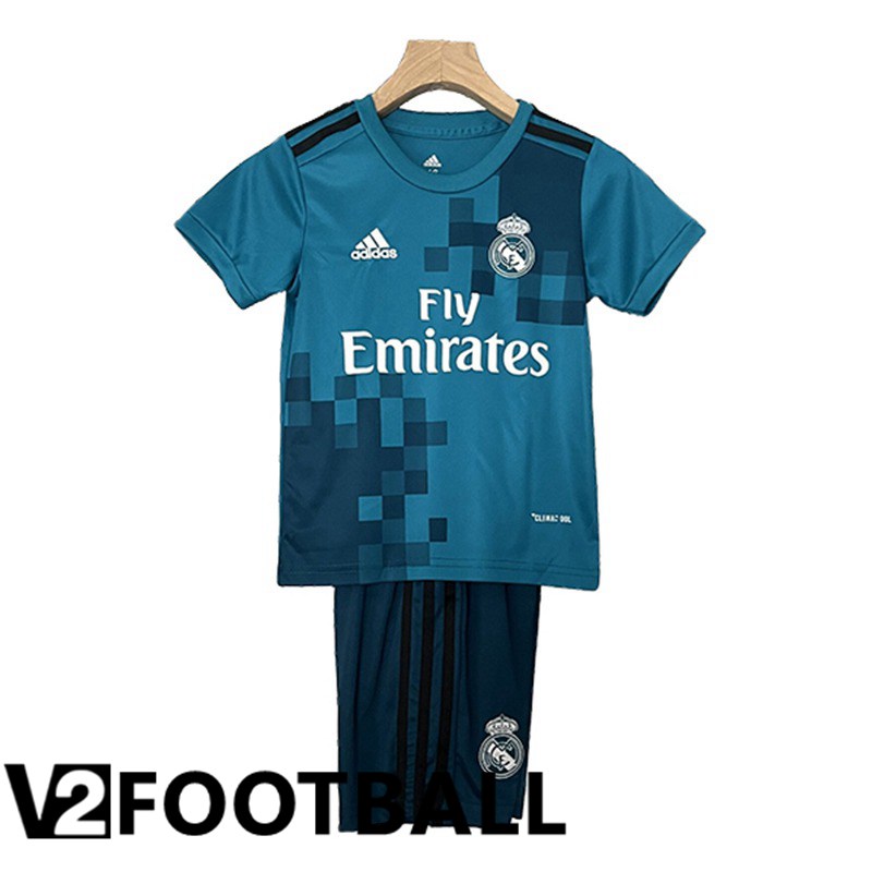 Real Madrid Retro Kids Soccer Shirt Third 2017/2018