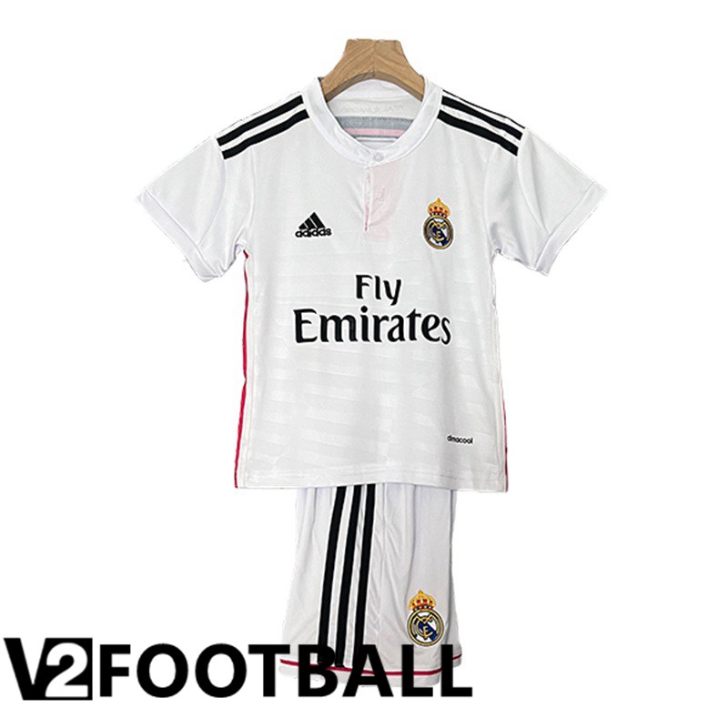 Real Madrid Retro Kids Soccer Shirt Home 2014/2015