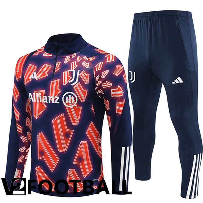 Juventus Training Tracksuit Suit Red/Blue 2024/2025