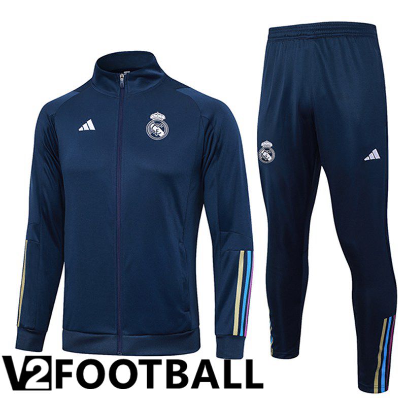Real Madrid Training Jacket Suit Ocean Blue 2023/2024