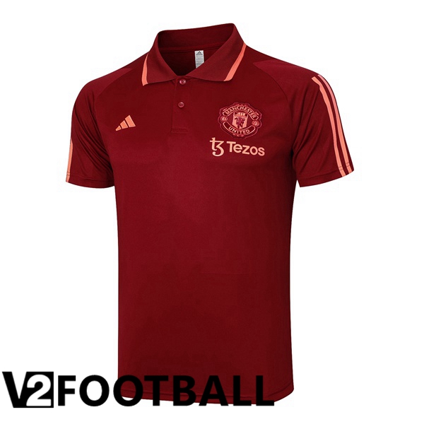 Manchester United Soccer Polo Red 2024/2025