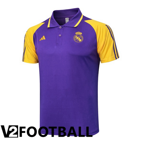 Real Madrid Soccer Polo Purple 2024/2025