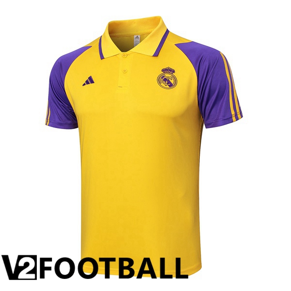 Real Madrid Soccer Polo Yellow 2024/2025