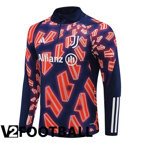 Juventus Training Sweatshirt Red Blue Royal 2024/2025