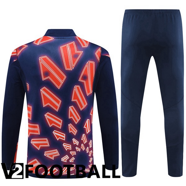 Juventus Training Tracksuit Suit Red Blue Royal 2024/2025