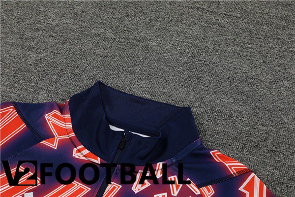 Juventus Training Tracksuit Suit Red Blue Royal 2024/2025