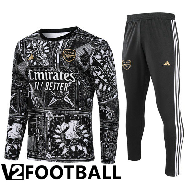 Arsenal Training Tracksuit Suit Black 2024/2025