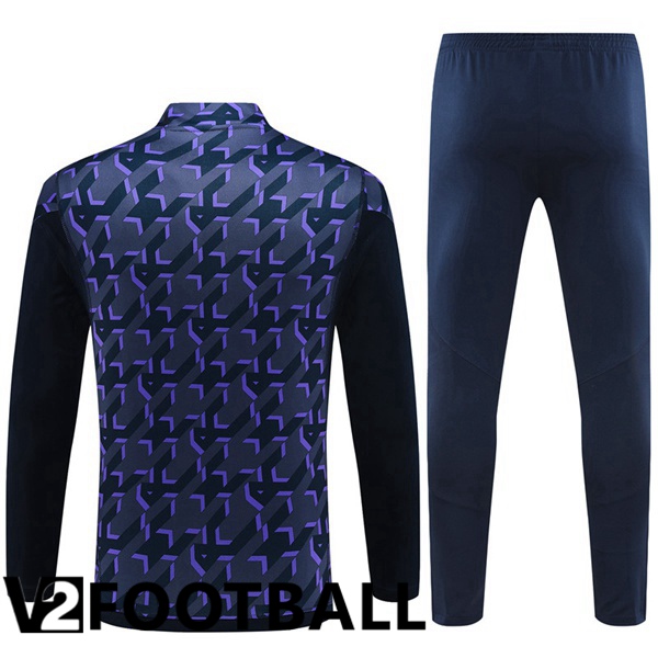 Real Madrid Training Tracksuit Suit Blue Royal 2024/2025