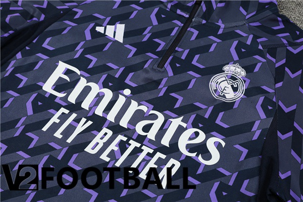 Real Madrid Training Tracksuit Suit Blue Royal 2024/2025