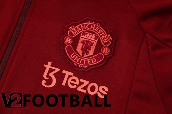 Manchester United Training Jacket Suit Red 2024/2025