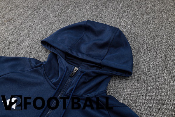 Italy Training Tracksuit Sweatshirt Hoodie Blue Royal 2024/2025