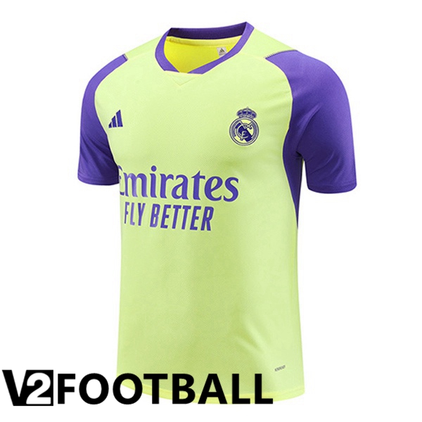 Real Madrid Training T Shirt Yellow 2024/2025