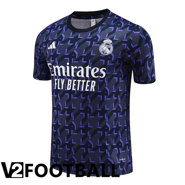 Real Madrid Training T Shirt Blue Royal 2024/2025