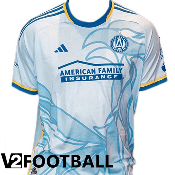 Atlanta United Soccer Shirt Away Blue 2024/2025