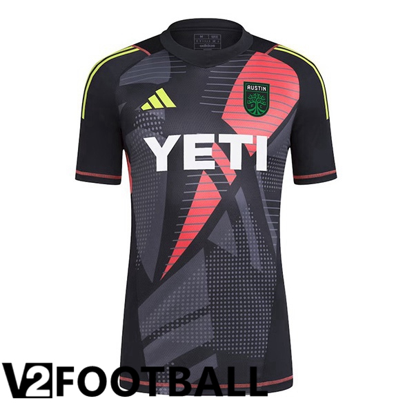 Austin FC Goalkeeper Soccer Shirt Black 2024/2025