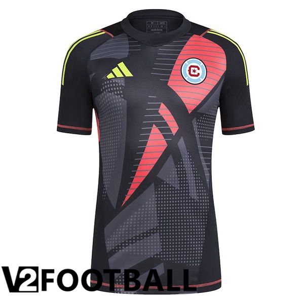 Chicago Fire FC Goalkeeper Soccer Shirt Black 2024/2025
