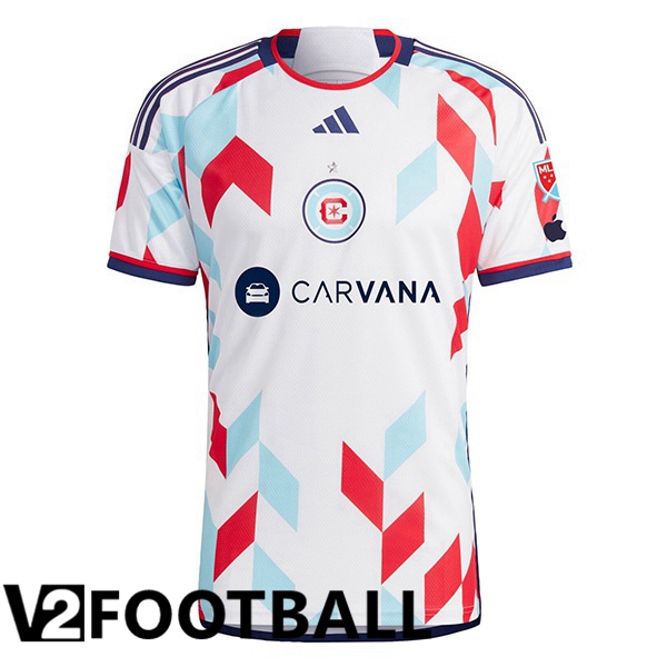 Chicago Fire FC Soccer Shirt Away White 2024/2025