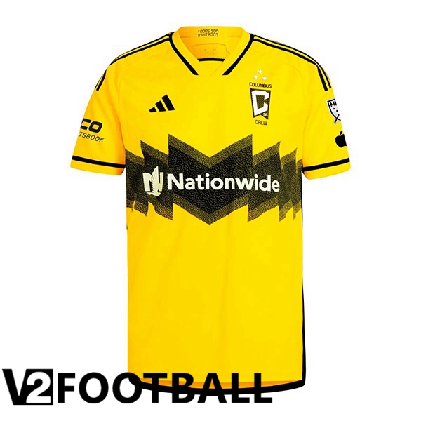 Columbus Crew Soccer Shirt Home Yellow 2024/2025