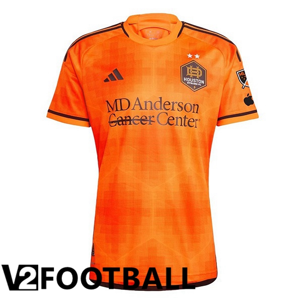 Houston Dynamo Soccer Shirt Home Yellow 2024/2025