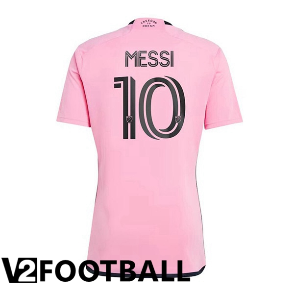 Inter Miami CF (MESSI 10) Soccer Shirt Home Pink 2024/2025