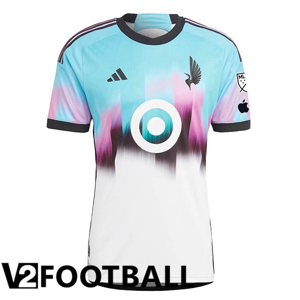 Minnesota United Soccer Shirt Away Blue White 2024/2025