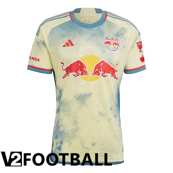 New York Red Bulls Soccer Shirt Away Red 2024/2025