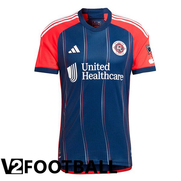 New England Revolution Soccer Shirt Home Blue 2024/2025