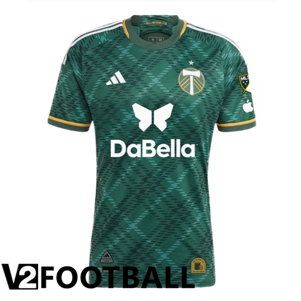 Portland Timbers Soccer Shirt Home Green 2024/2025