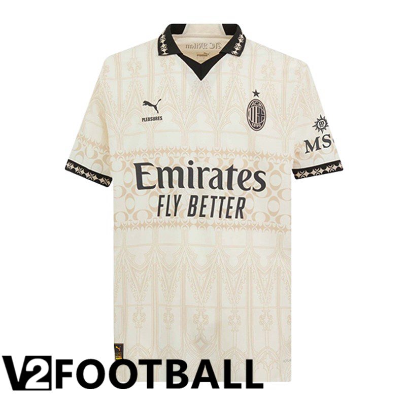 AC Milan Soccer Shirt Fourth White 2023/2024
