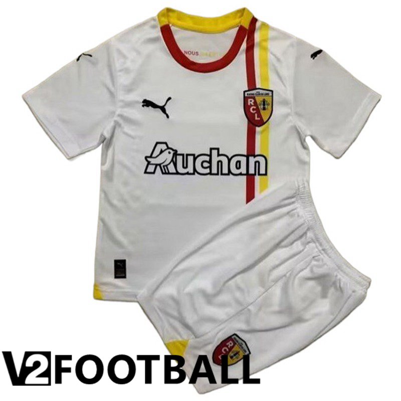 RC Lens Kids Soccer Shirt Home 2023/2024