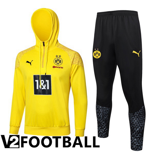 Dortmund BVB Training Tracksuit Sweatshirt Hoodie Yellow 2024/2025