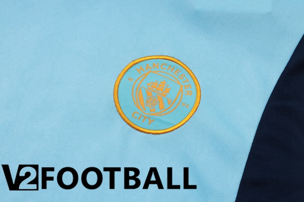 Manchester City Training T Shirt + Pants Blue 2024/2025