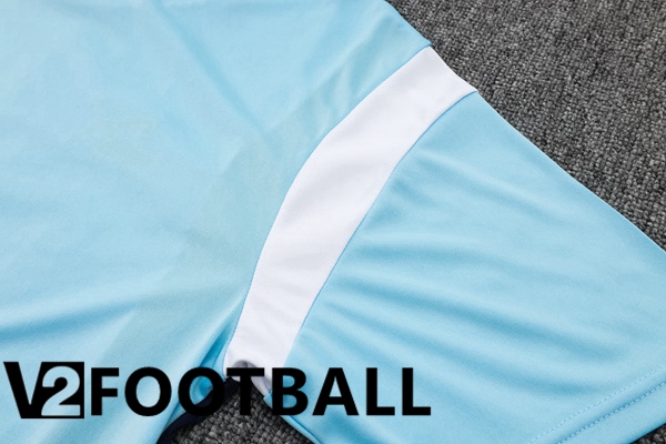 Manchester City Training T Shirt + Pants Blue 2024/2025