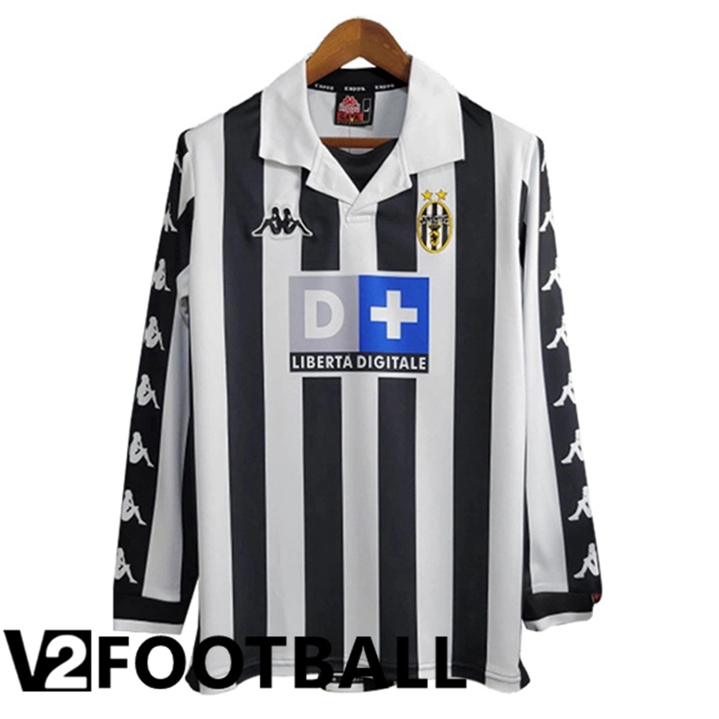 Juventus Retro Soccer Shirt Home Long sleeve 1999/2000