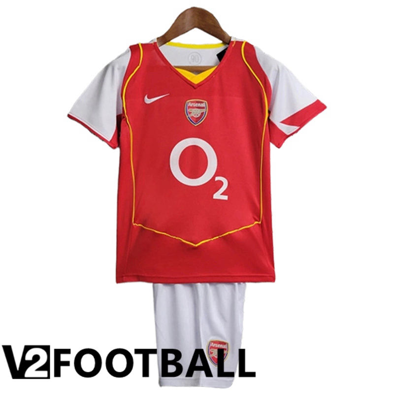 Arsenal Retro Kids Soccer Shirt Home 2004/2005