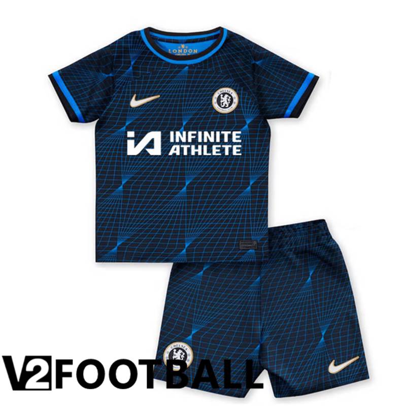FC Chelsea Kids Soccer Shirt Sponsor Away 2023/2024