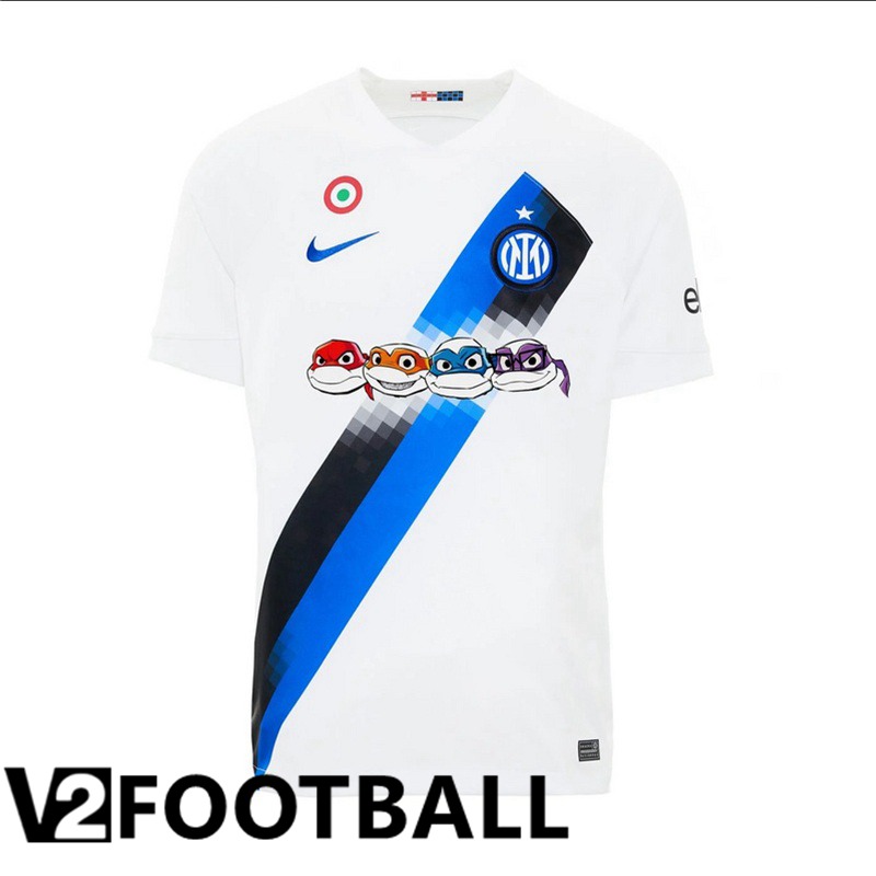 Inter Milan Soccer Shirt Away Ninja Turtles Special Edition 2023/2024